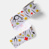Krankenschwester Geschenk Satinband (Rückseite)