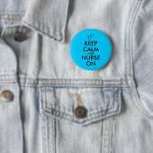 Krankenschwester-Geschenk-Stethoskop behalten Ruhe Button (Beispiel)