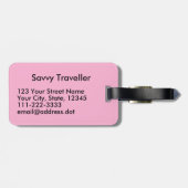 Krankenschwester-Geschenk-Stethoskop behalten Ruhe Gepäckanhänger (Rückseite horizontal)