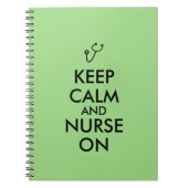 Krankenschwester-Geschenk-Stethoskop behalten Ruhe Notizblock (Vorderseite)