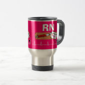 Krankenschwester-Geschenke "RN " Reisebecher (VorderseiteRechts)
