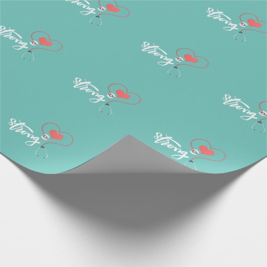 Krankenschwester Geschenkpapier (Ecke)