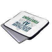 Krankenschwester - Gesundheitsgrenze Laptopschutzhülle (Vorne Knopf)