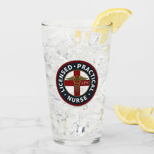 Krankenschwester Glas (Rückseite Ice)