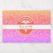 Krankenschwester Graduation Party Rainbow Personal Alkoholflaschenetikett (Einzelnes Label)