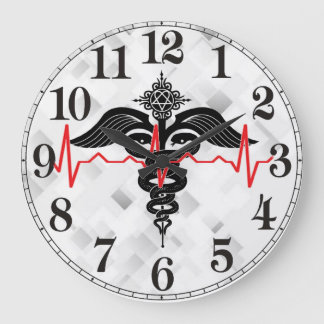 Krankenschwester Große Wanduhr