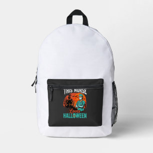 Krankenschwester Halloween Grusel Gesundheitspfleg Bedruckter Rucksack