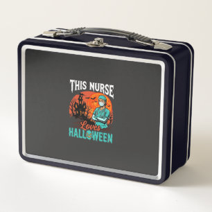 Krankenschwester Halloween Grusel Gesundheitspfleg Metall Brotdose