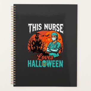 Krankenschwester Halloween Grusel Gesundheitspfleg Planer