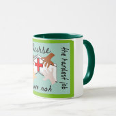 Krankenschwester-"härtester Job, den Sie überhaupt Tasse (VorderseiteRechts)