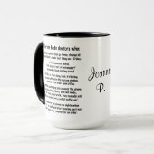 Krankenschwester-Hass behandelt Who: Tasse (Vorderseite Links)