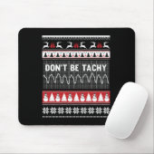 Krankenschwester hässlicher Weihnachtspullover - S Mousepad (Mit Mouse)