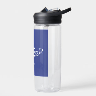 Krankenschwester Herz Stethoskop Minimalistischer  Trinkflasche