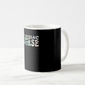 Krankenschwester Herzkrankenschwester Notfallkrank Kaffeetasse (VorderseiteRechts)