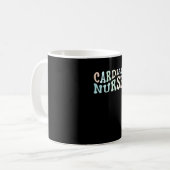 Krankenschwester Herzkrankenschwester Notfallkrank Kaffeetasse (Vorderseite Links)