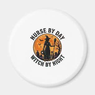Krankenschwester Hexe Halloween Vintage Grusel Sch Magnet