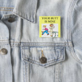 Krankenschwester-Hinternwitz Button (Beispiel)