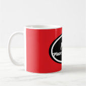 Krankenschwester Humor Print Neuheit "PRN" Kaffeetasse (Links)
