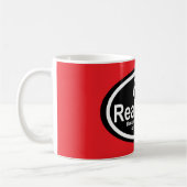 Krankenschwester Humor Print Novelty "RN" Kaffeetasse (Links)