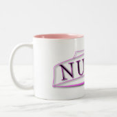 KRANKENSCHWESTER-HUT-TASSE ZWEIFARBIGE TASSE (Links)