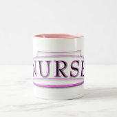 KRANKENSCHWESTER-HUT-TASSE ZWEIFARBIGE TASSE (Mittel)