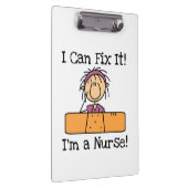 Krankenschwester I kann es regeln Klemmbrett (Rechts)