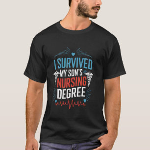 Krankenschwester I Überlebte Den Abschluss Meines T-Shirt