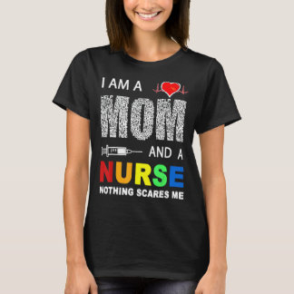 Krankenschwester Ich bin eine Mama und Krankenschw T-Shirt
