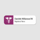 Krankenschwester ID Name Magnetisches Namensschild (Vorderseite)