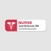 Krankenschwester ID Namensschild Benutzerdefiniert (Vorderseite)
