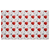 Krankenschwester-Ikonen mit Herzen Stoff (Fat Quarter (45,7 x 55,9 cm))