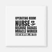 Krankenschwester im Operationssaal, weil Wunder-Ar Magnet (Vorne)