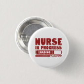 Krankenschwester im Training Button (Vorne & Hinten)