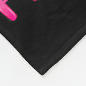 Krankenschwester in Arbeit Bitte warten Krankenpfl Fleecedecke (Ecke)