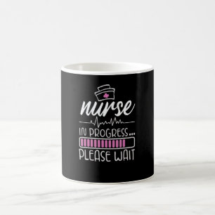 Krankenschwester in Ausbildung Krankenpflegeschüle Kaffeetasse