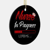 Krankenschwester in der Ausbildung der Krankenschw Keramik Ornament (Rechts)