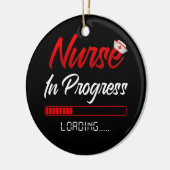 Krankenschwester in der Ausbildung der Krankenschw Keramik Ornament (Links)