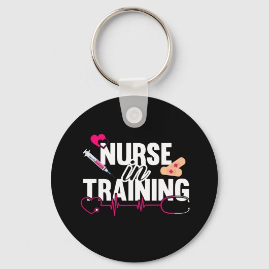 Krankenschwester in der Krankenpflege Schlüsselanhänger (Vorderseite)