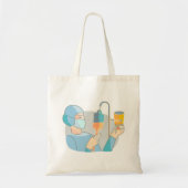 Krankenschwester in der Totentasche Tragetasche (Vorne)