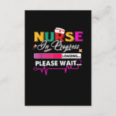 Krankenschwester in Progress Kindergärtnerschule b Begleitkarte (Vorderseite)