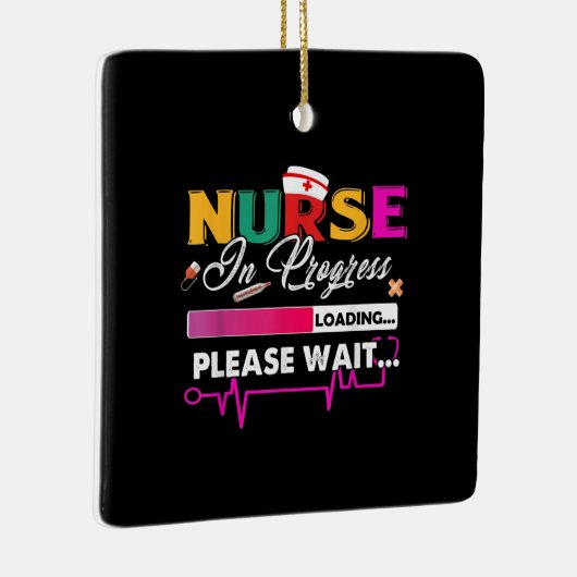 Krankenschwester in Progress Kindergärtnerschule b Keramikornament (Rechts)