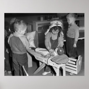 Krankenschwester in Training, 1943 Poster