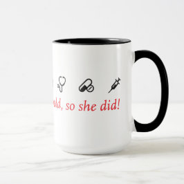 Krankenschwester-Inspirations-Tasse - Weiß Tasse