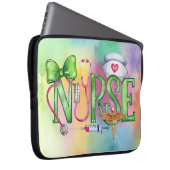 Krankenschwester, Inspiriert, heile den Laptop-Sie Laptopschutzhülle (Vorne Rechts)