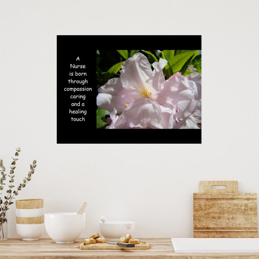 Krankenschwester ist geborene Kunst Mitgefühl Kümm Poster (Küche)