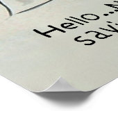 Krankenschwester ist mein Name Poster (Ecke)