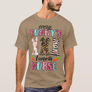 Krankenschwester jeder Bunnys ist Lieblings-Pflege T-Shirt
