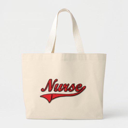 Krankenschwester Jumbo Stoffbeutel (Vorne)