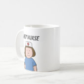 Krankenschwester Kaffeetasse (Vorderseite Links)