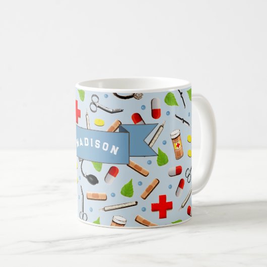 Krankenschwester Kaffeetasse (VorderseiteRechts)